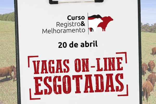 Esgotadas as inscrições para a modalidade on-line do Curso Registro&Melhoramento