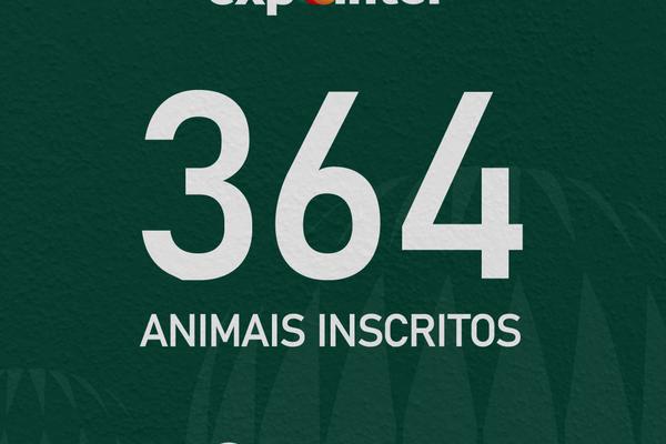 ANC tem alta de 47,3% nas inscrições para a Expointer 2022