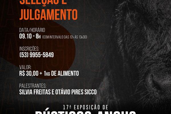 Curso fomenta seleção de animais na Exposição de Pelotas