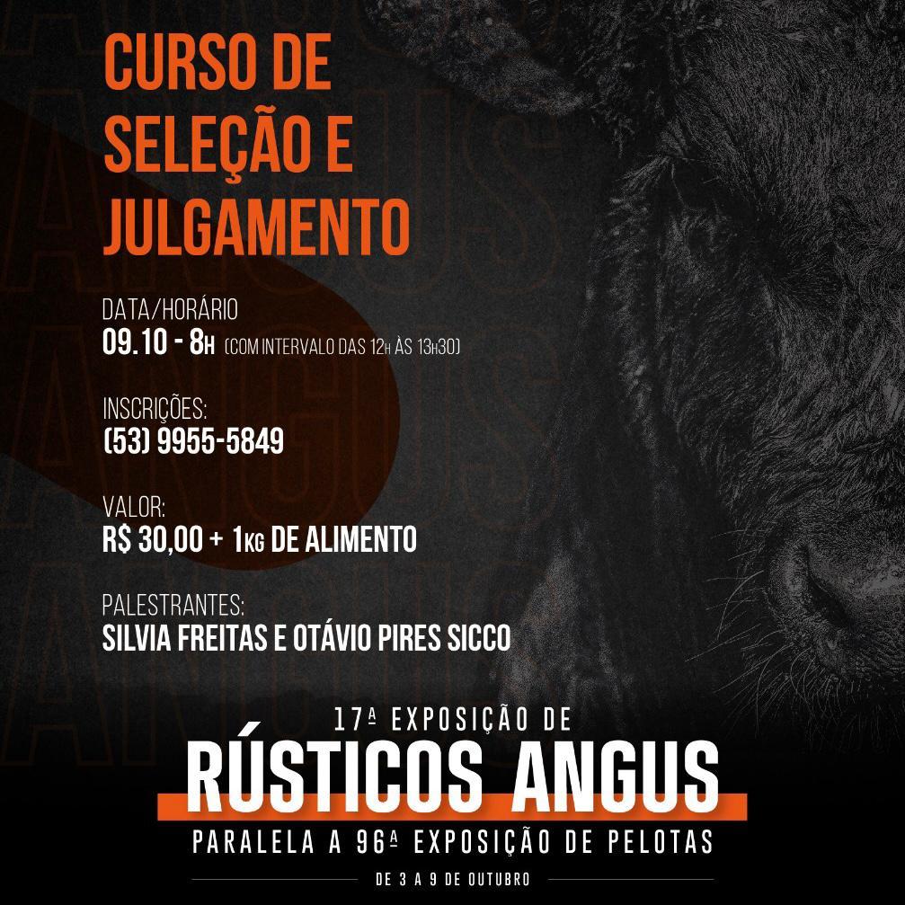 Curso fomenta seleção de animais na Exposição de Pelotas - Imagem