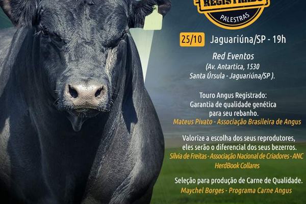 Circuito de Palestras Touro Angus Registrado