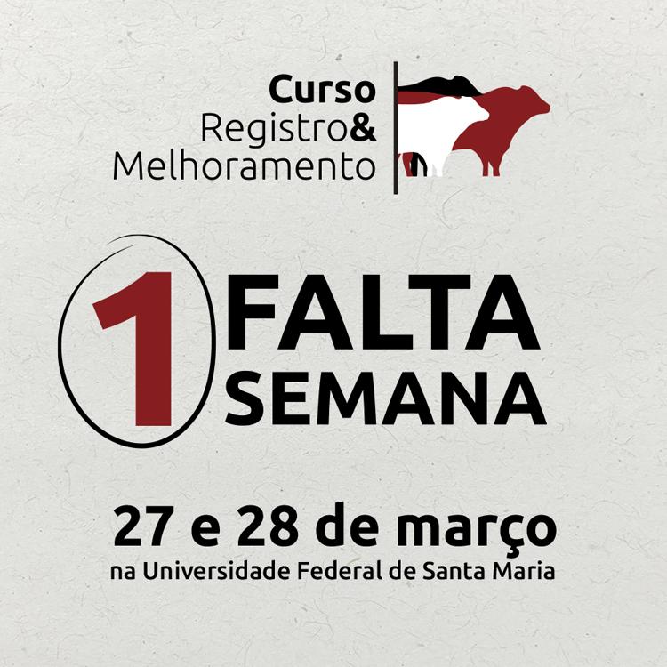 Inscrições para o 2º Curso de Registro&Melhoramento encerram nesta quarta-feira - Imagem