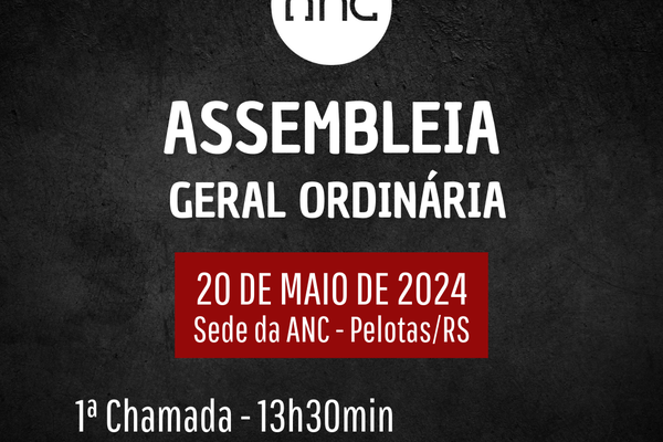 ANC convoca associados para Assembleia Geral Ordinária