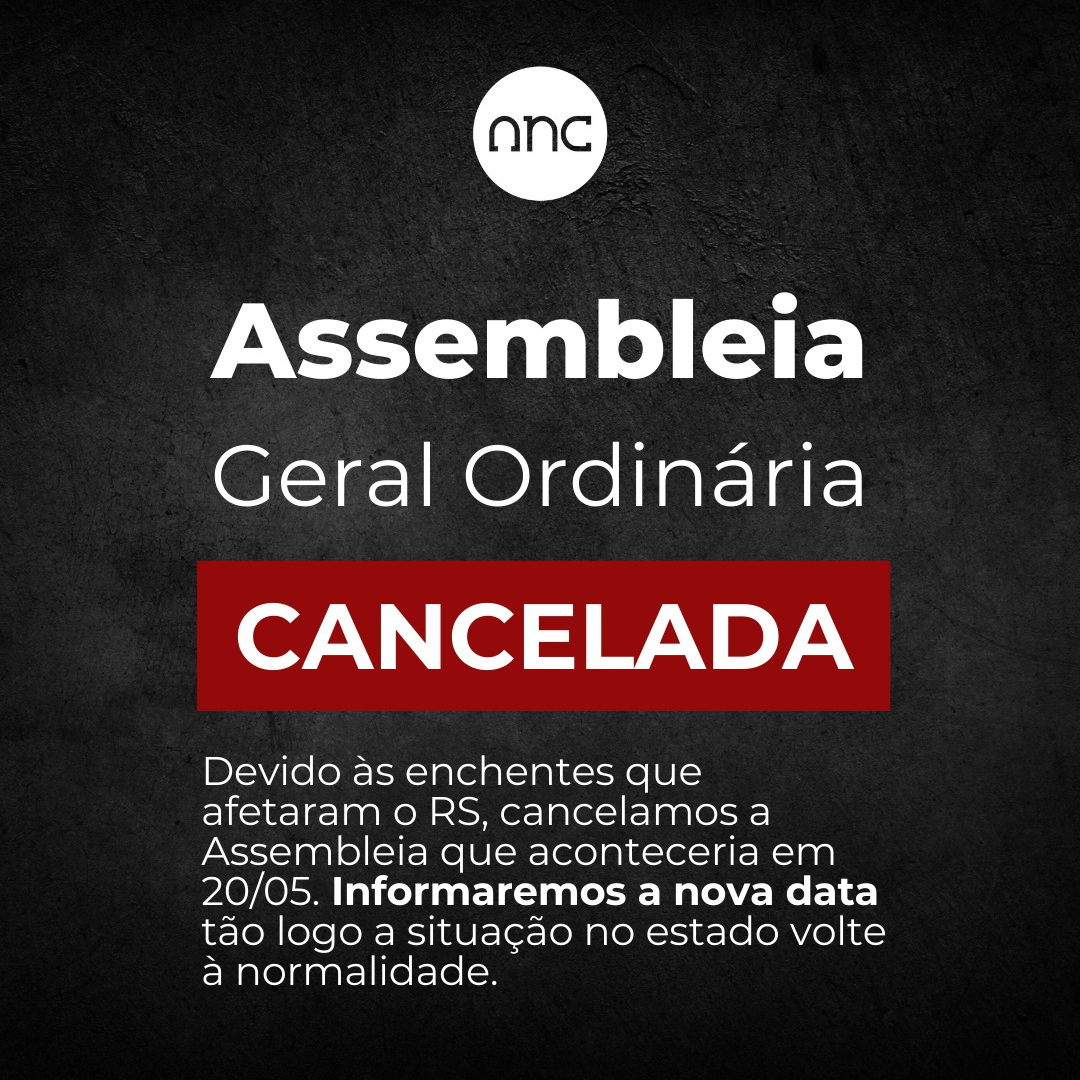 Assembleia Geral Ordinária Cancelada - Imagem