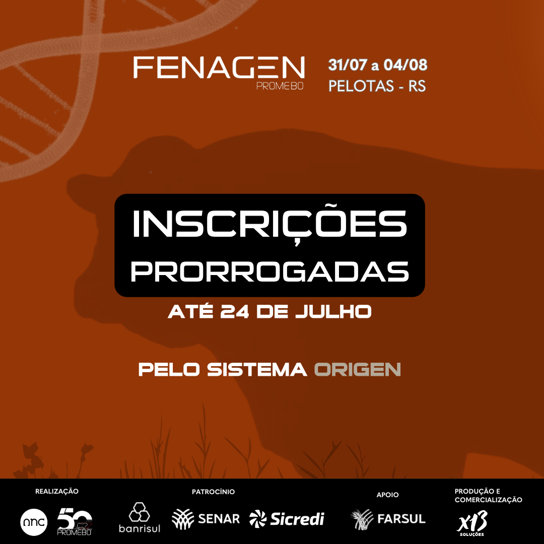 Fenagen tem inscrições prorrogadas - Imagem