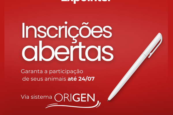 ANC inscreve animais para a Expointer até o próximo dia 24 de julho