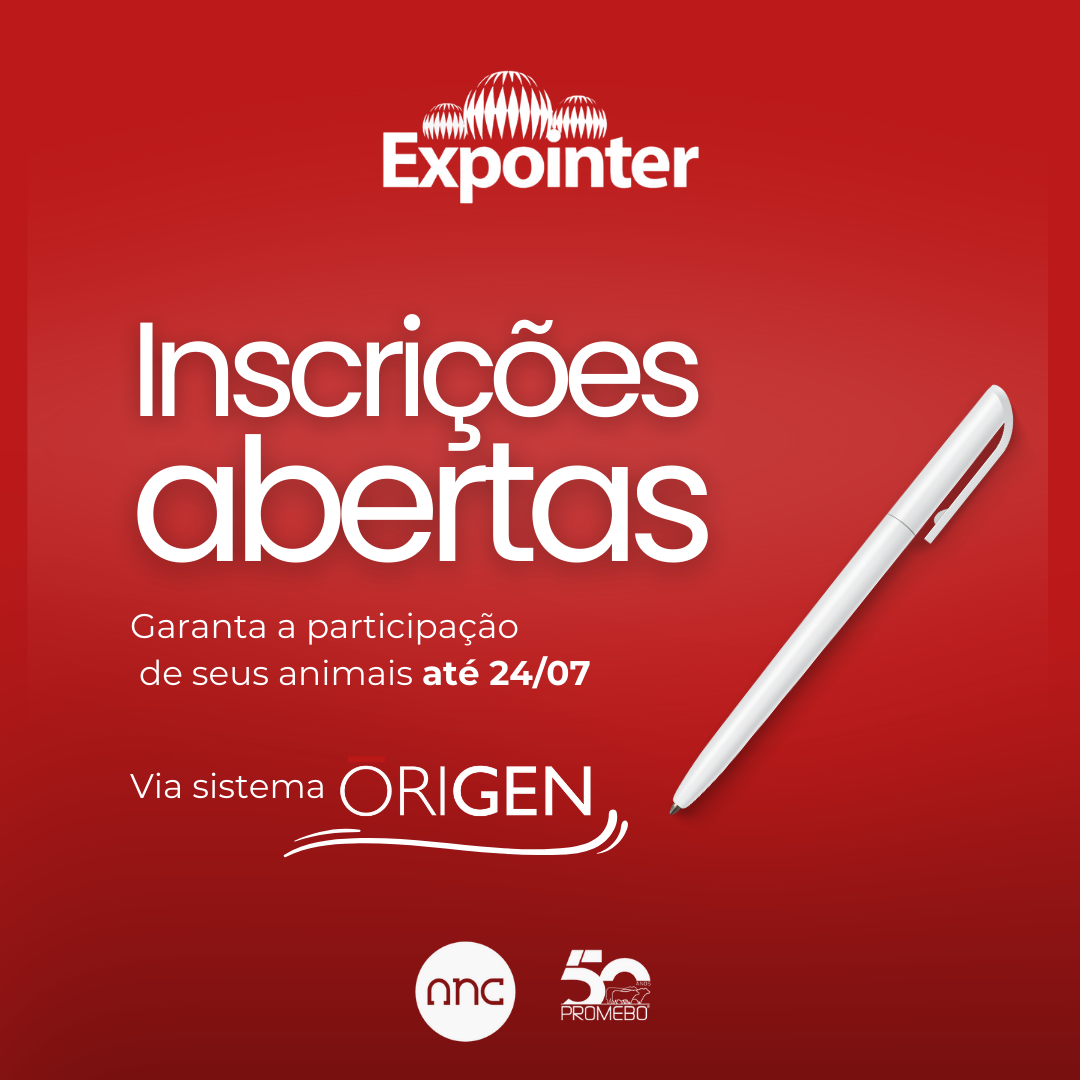 ANC inscreve animais para a Expointer até o próximo dia 24 de julho - Imagem