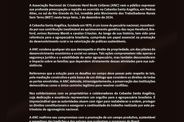 NOTA DE REPÚDIO