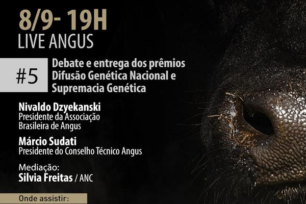 Angus participa de live promovida pela ANC no dia 8/9