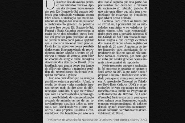 Avanço genético em bloco