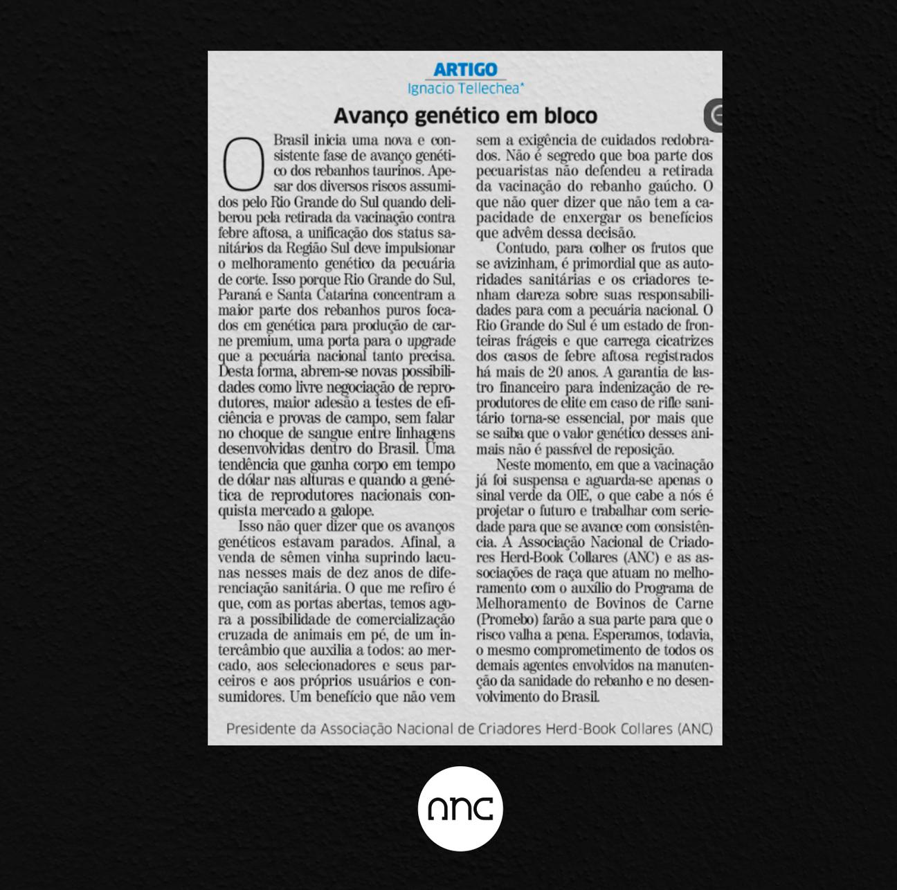 Avanço genético em bloco - Imagem